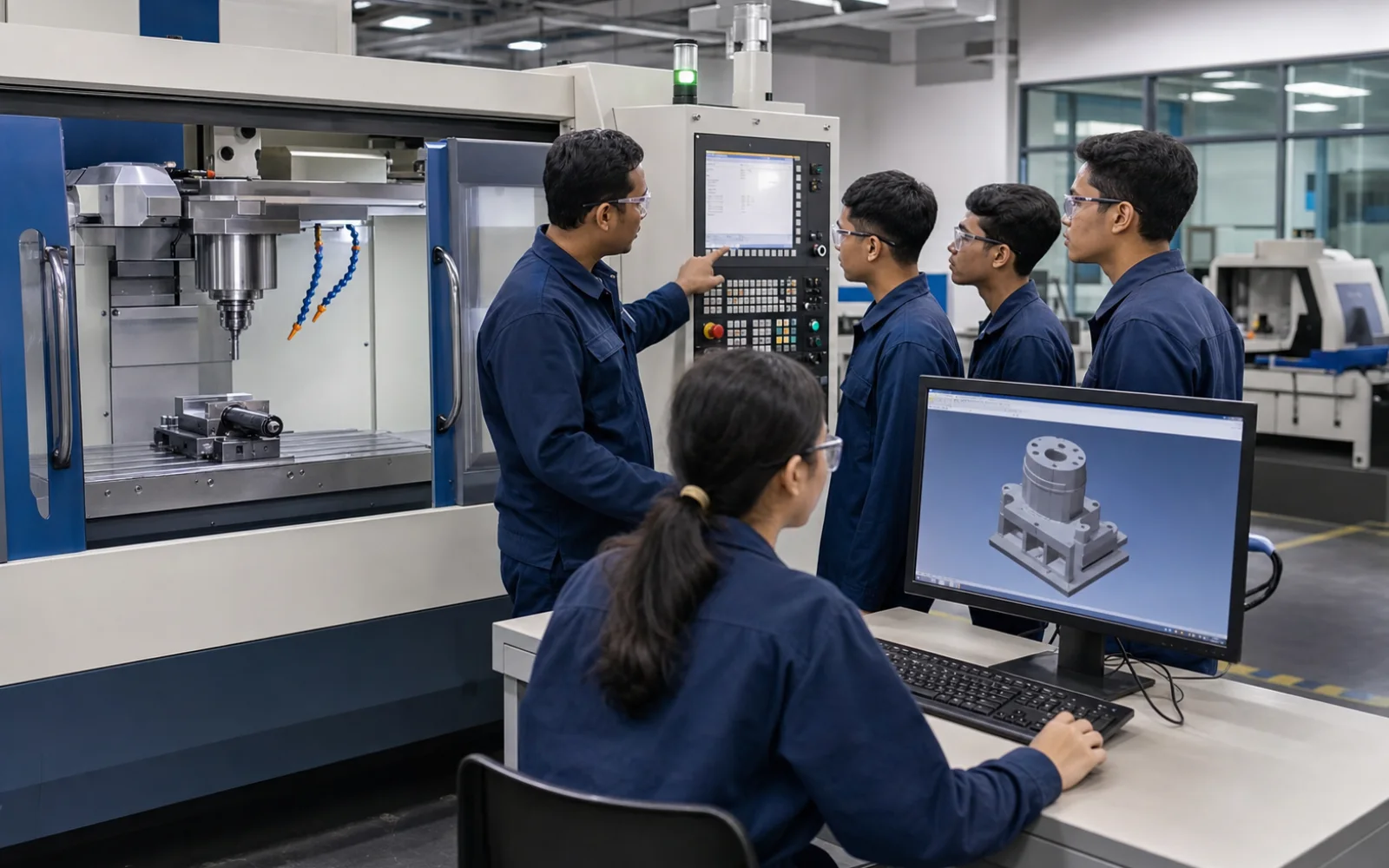 Operasional CNC dan Pemrograman CAD/CAM Dasar